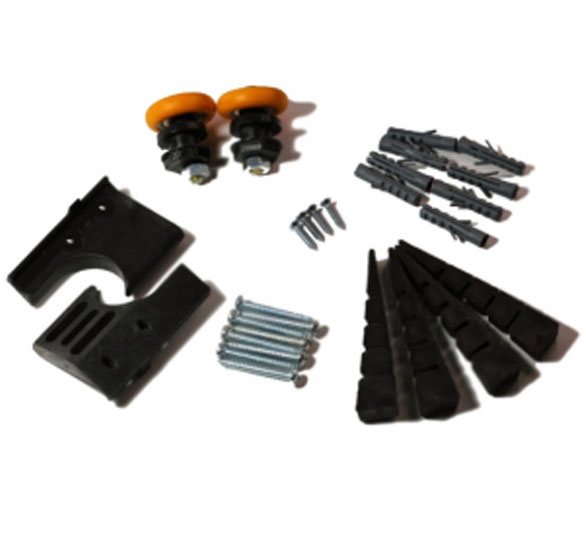 Kit Engenharia perfil chanfrado 2 folhas com roldana EP